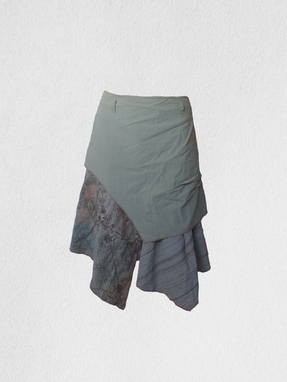 Jupe asymétrique imprimé floral