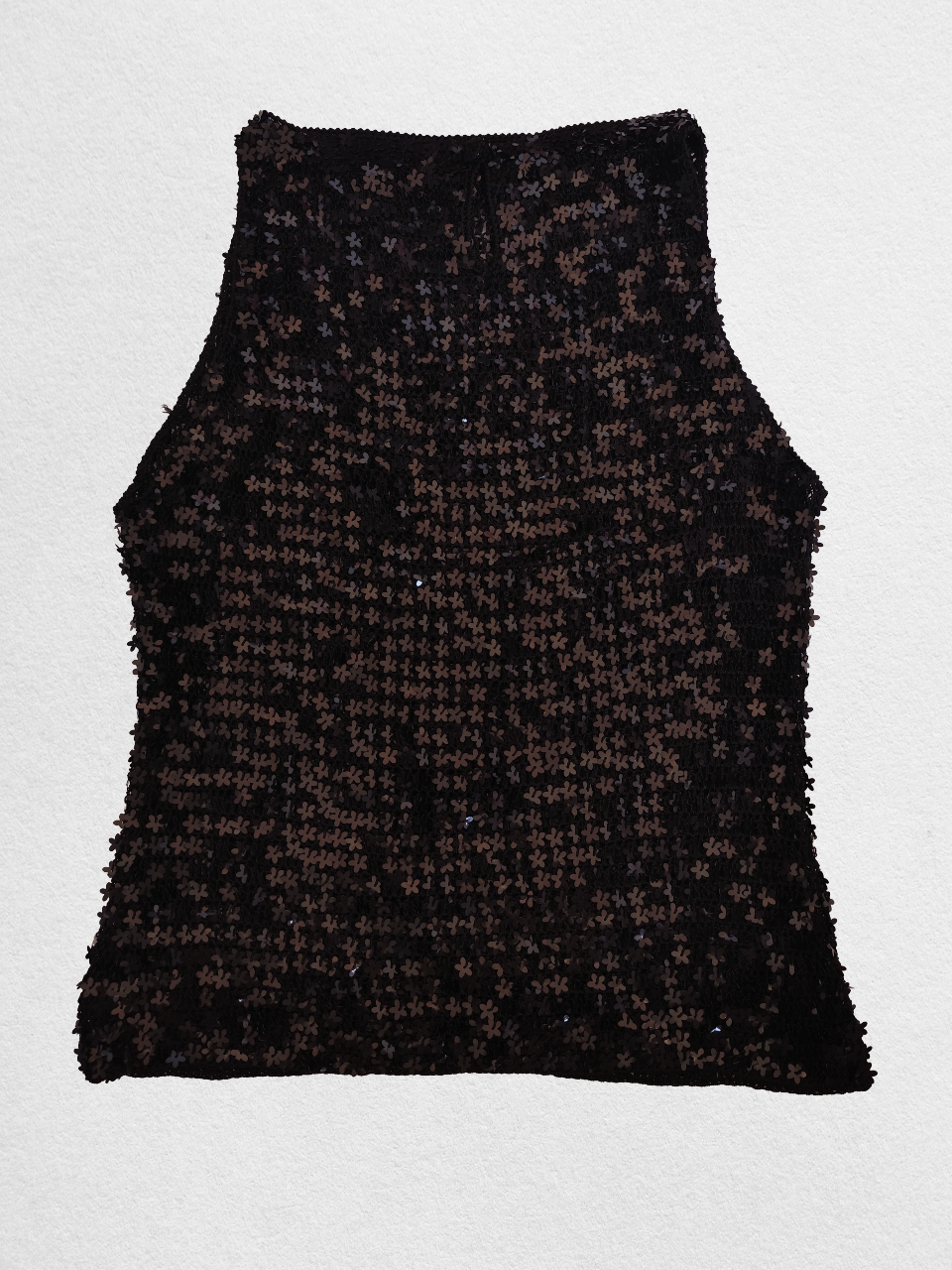 Haut à paillettes noir