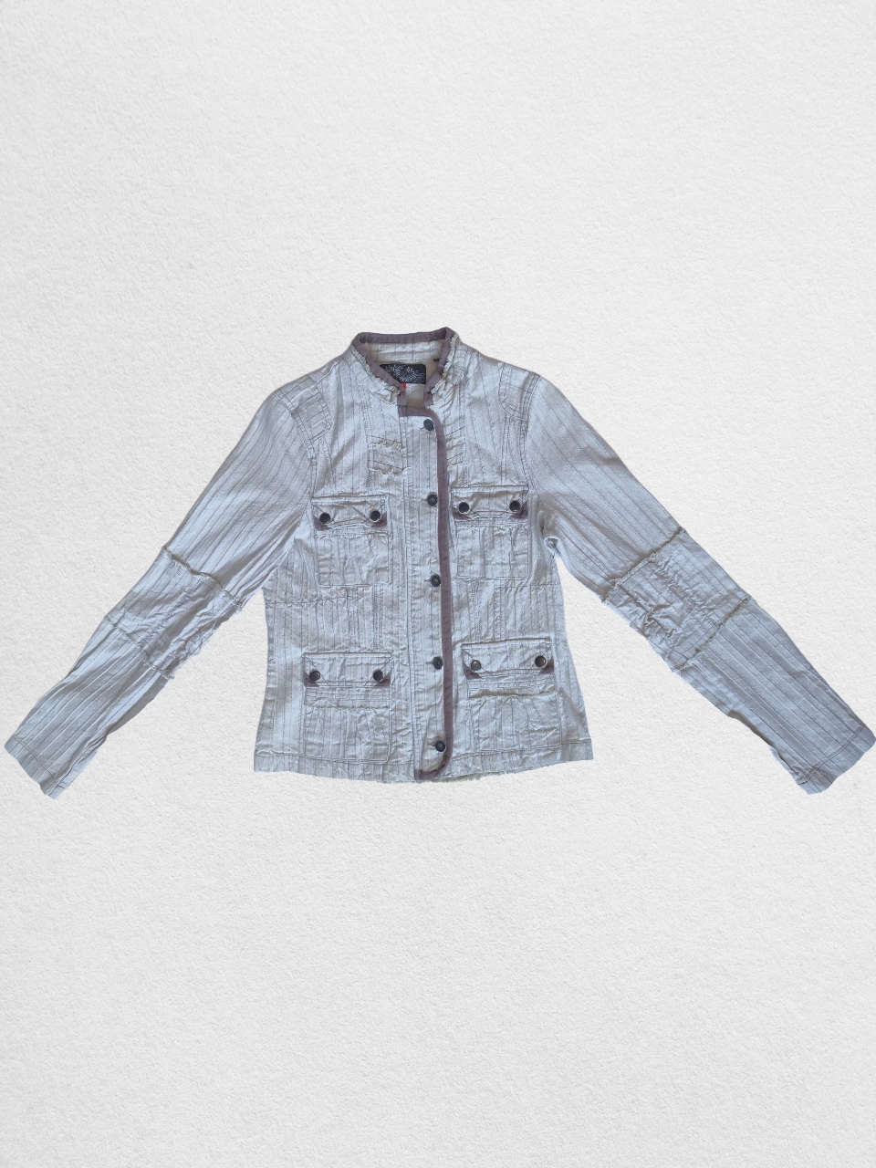 Veste boutonnée NTS rayée