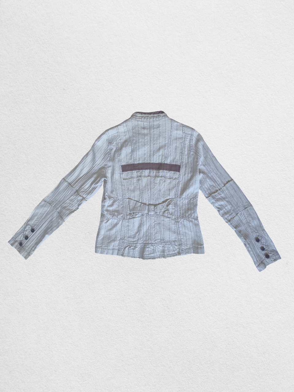 Veste boutonnée NTS rayée