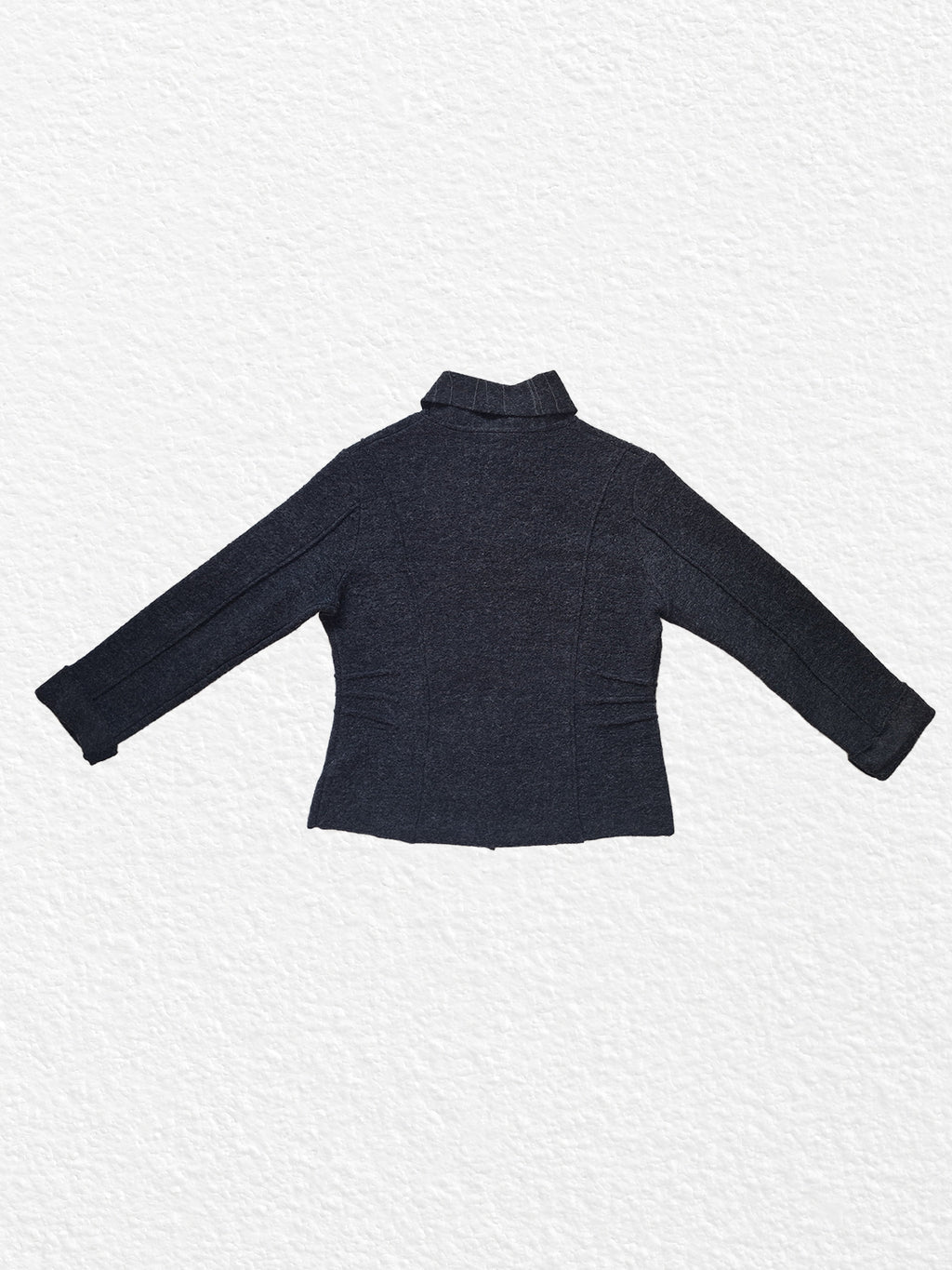 Dark gray button-up jacket