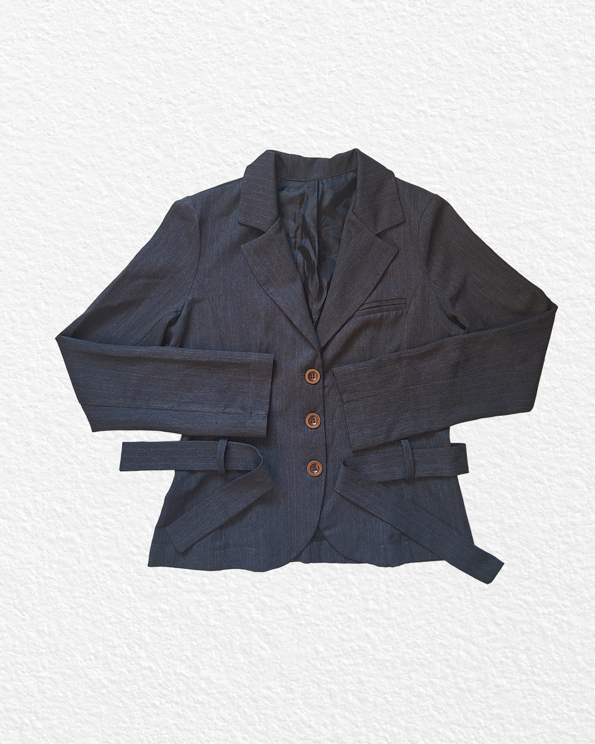 Vintage blazer with belt - S