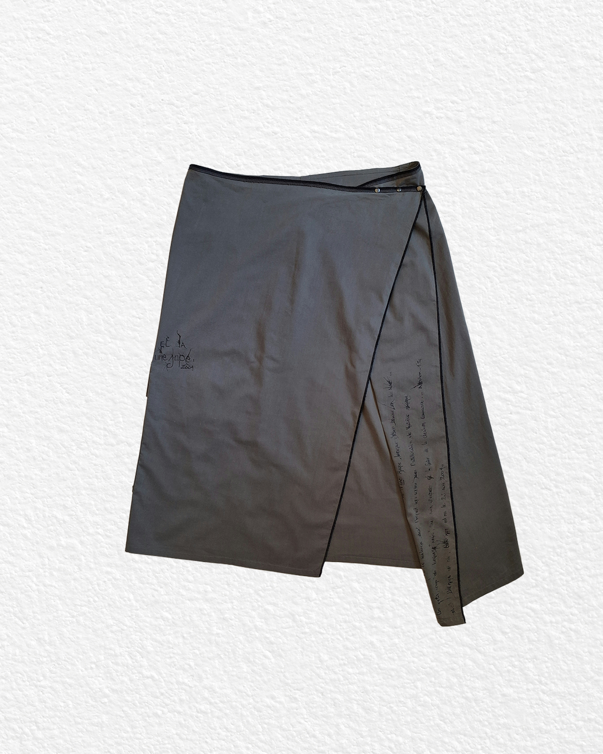 RARE Cop Copine Long Two-Layer Skirt - M
