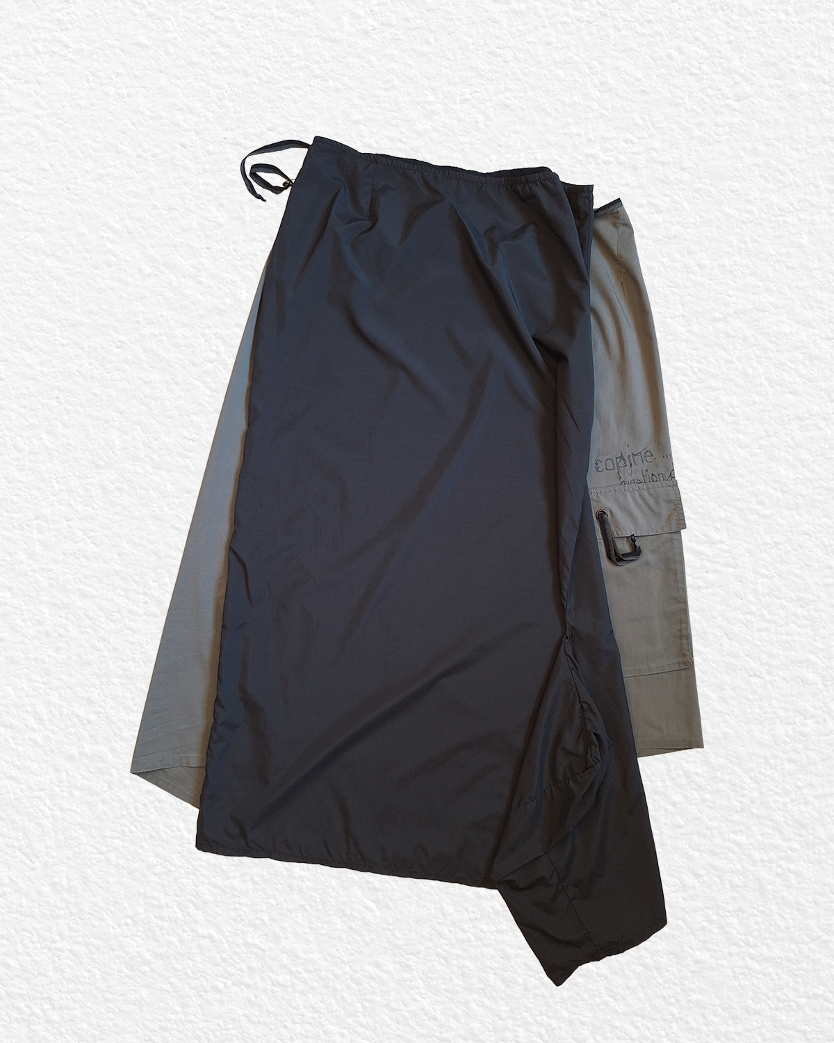 RARE Cop Copine Long Two-Layer Skirt - M