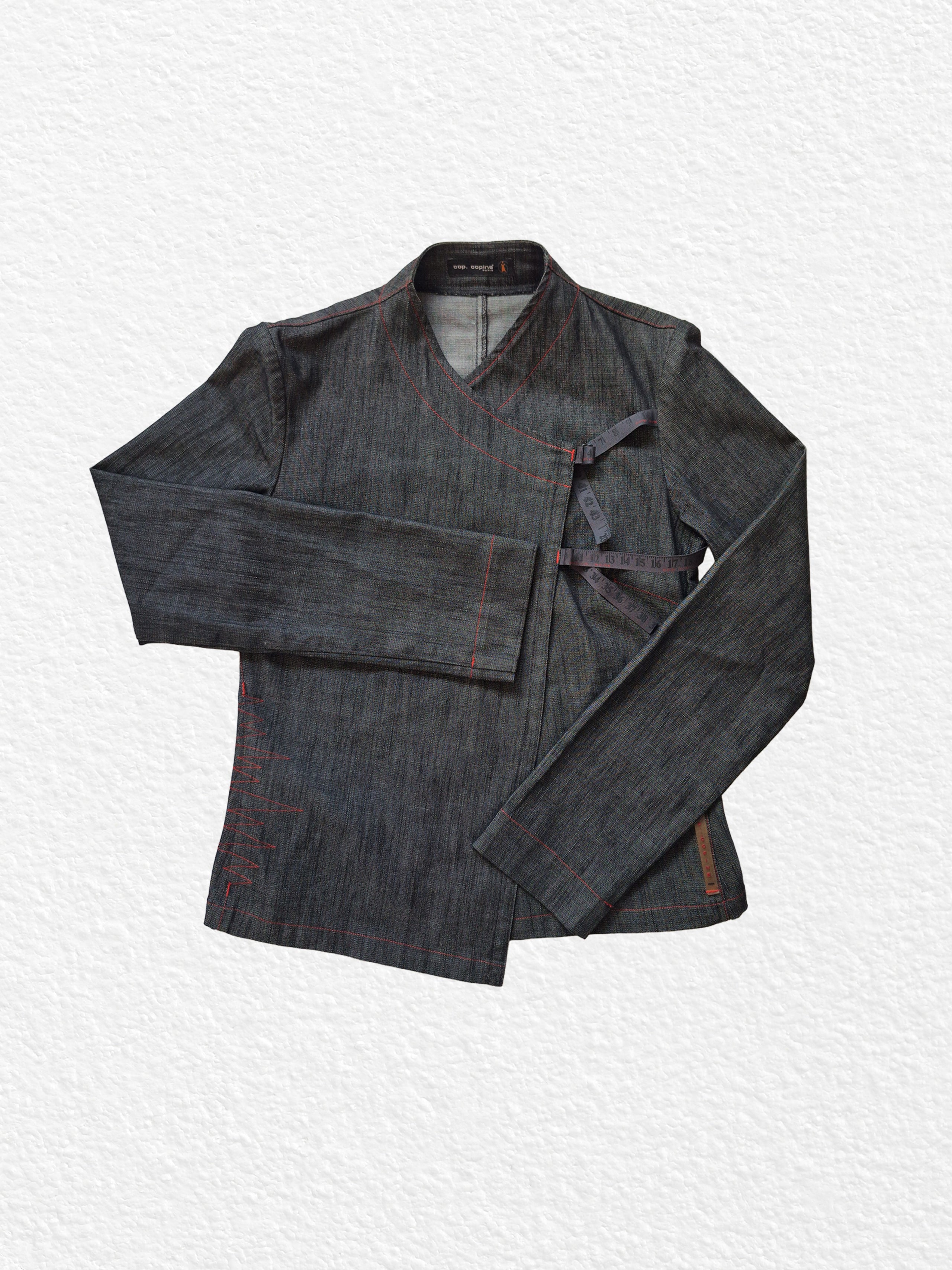RARE Cop Copine dark grey denim jacket
