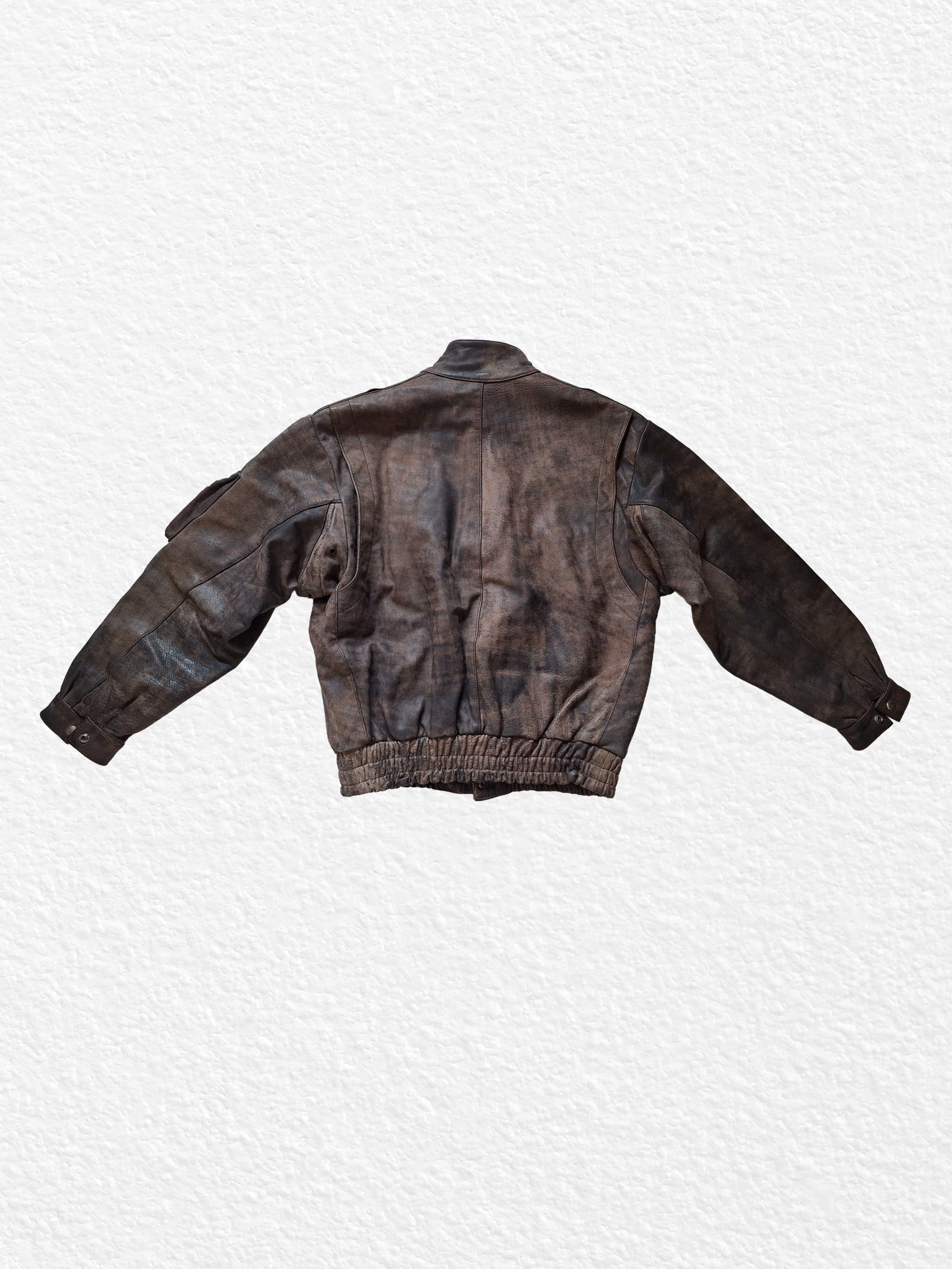 RARE Brown Genuine Leather Jacket