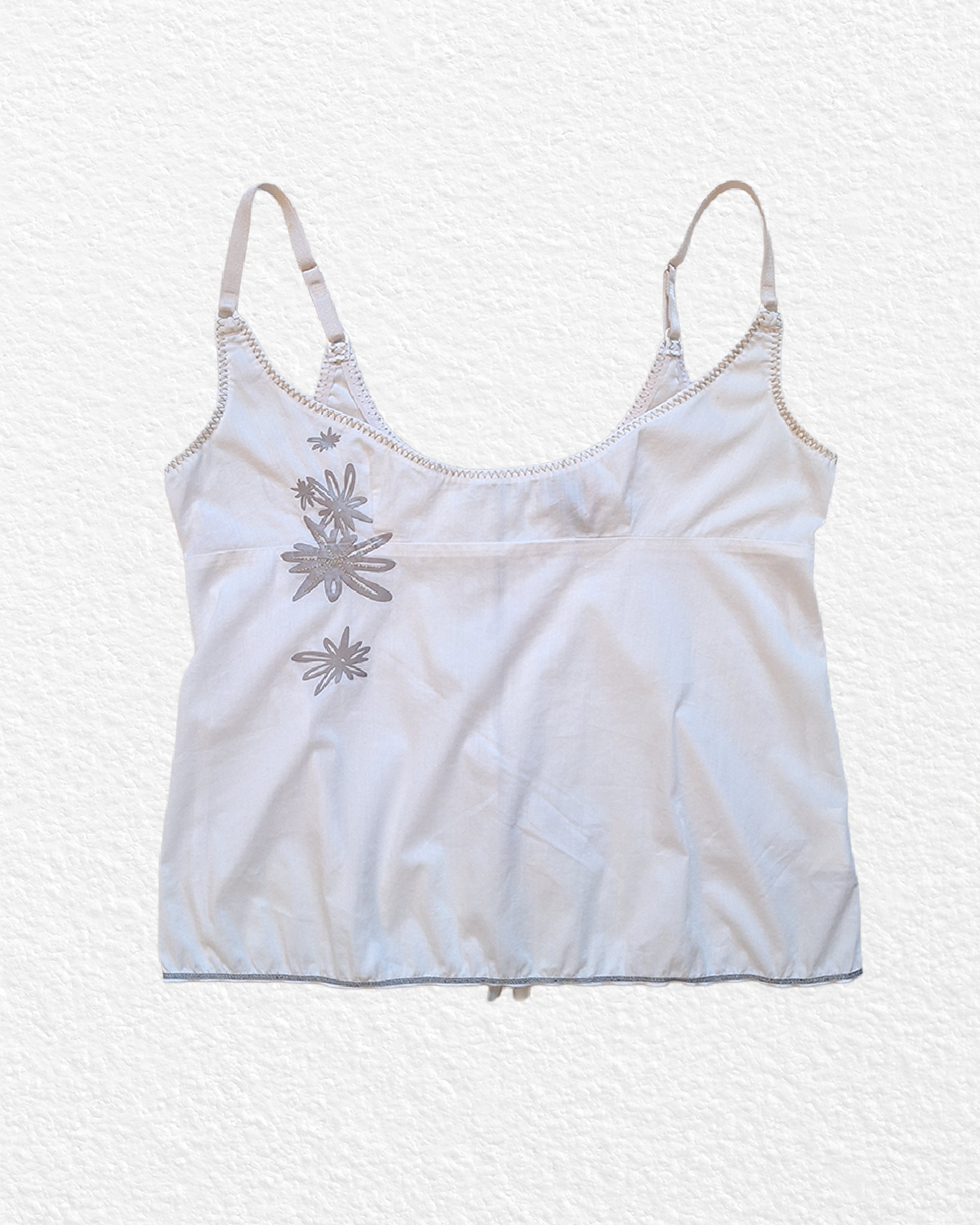 Cop Copine White Top with zip - S