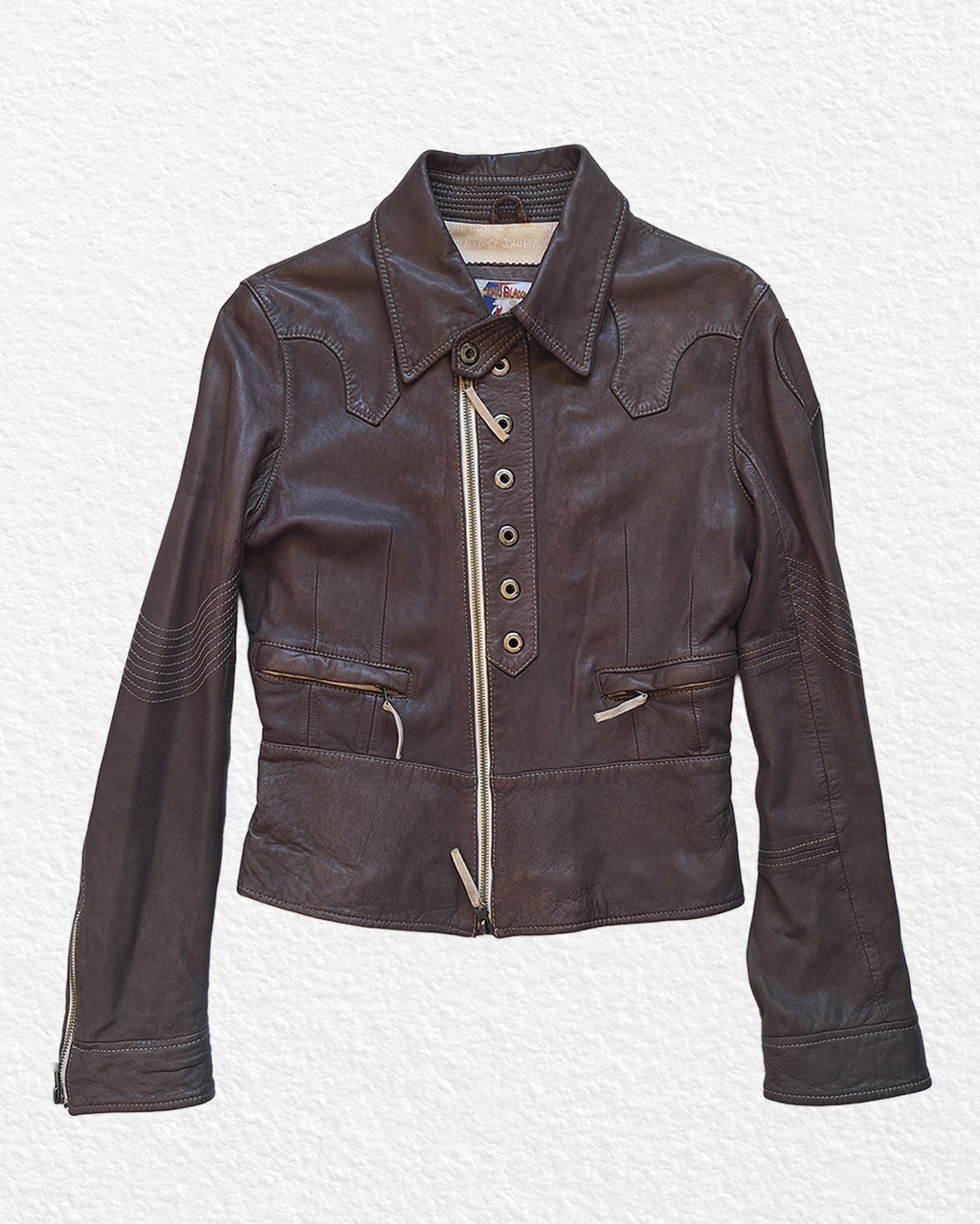 JUAN BLANCO Genuine Leather Jacket -S
