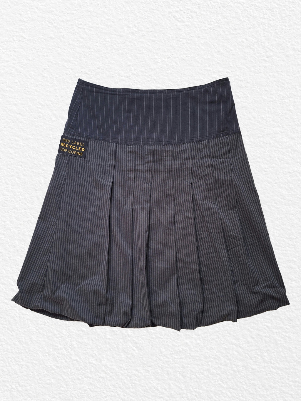 Cop Copine Pinstriped Pleated Skirt