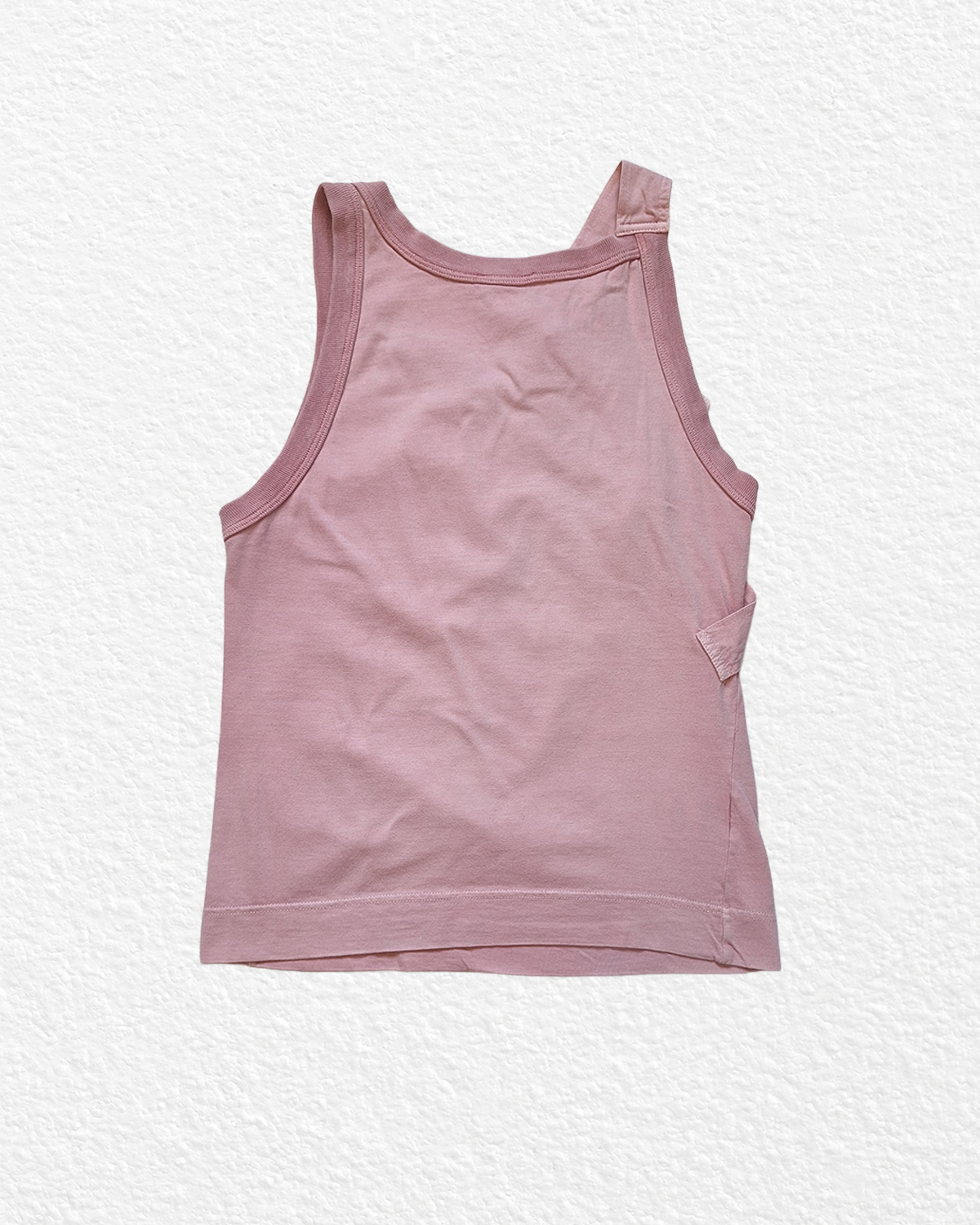 MADE IN ITALY Pinko blush pink graphic tank top — S