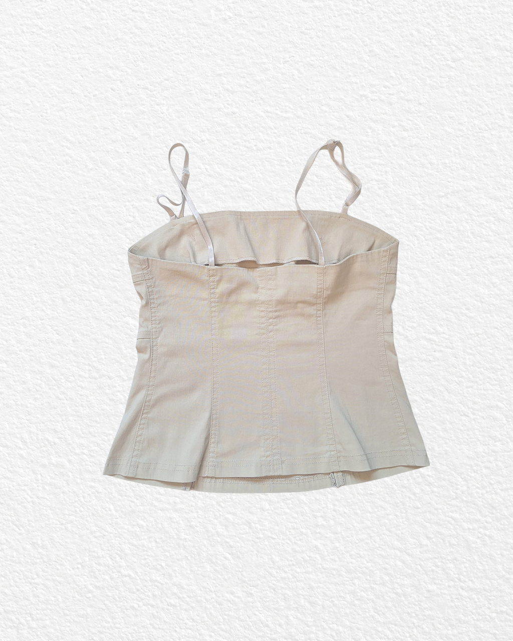 Beige Cotton Corset - S