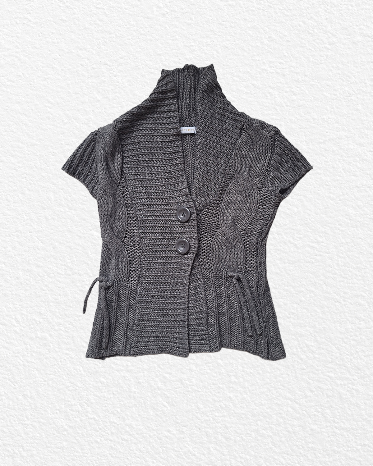 Grey Vintage Cardigan - M
