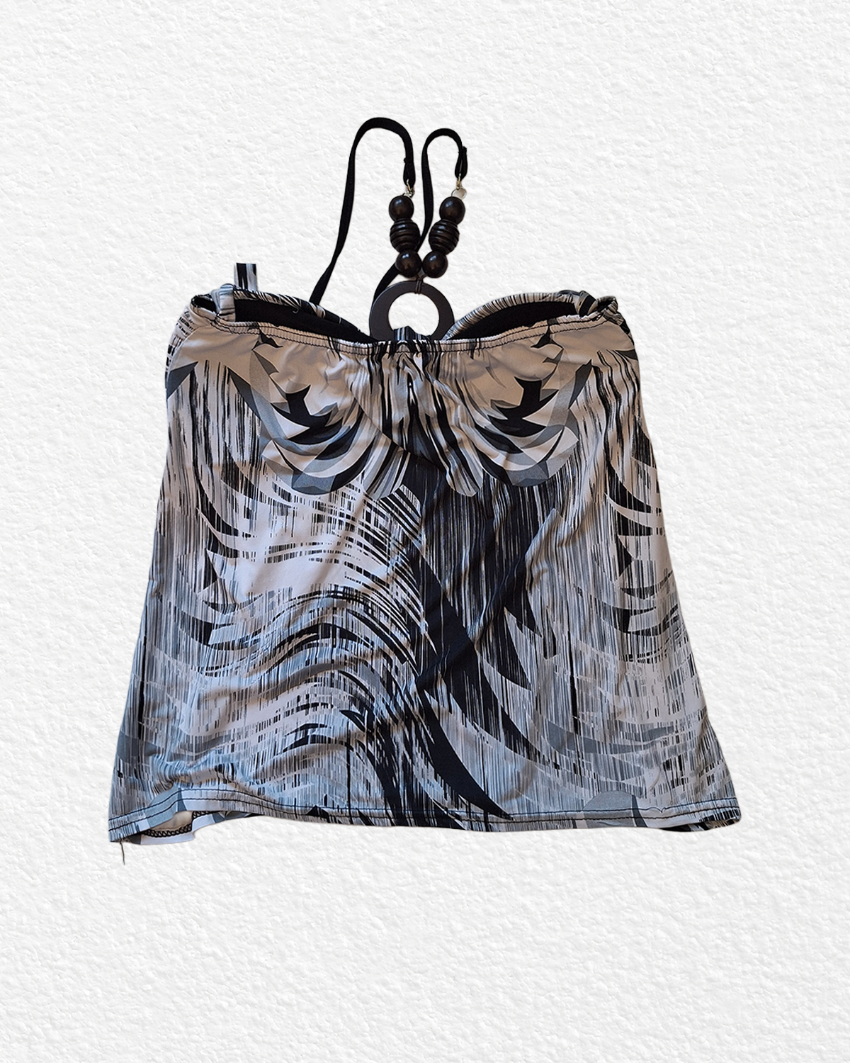 Vintage zebra-print top - M