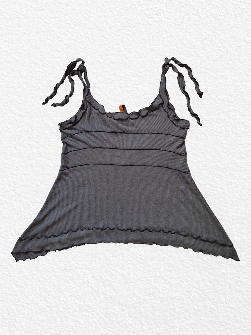 Cop Copine grey sleeveless top with floral print