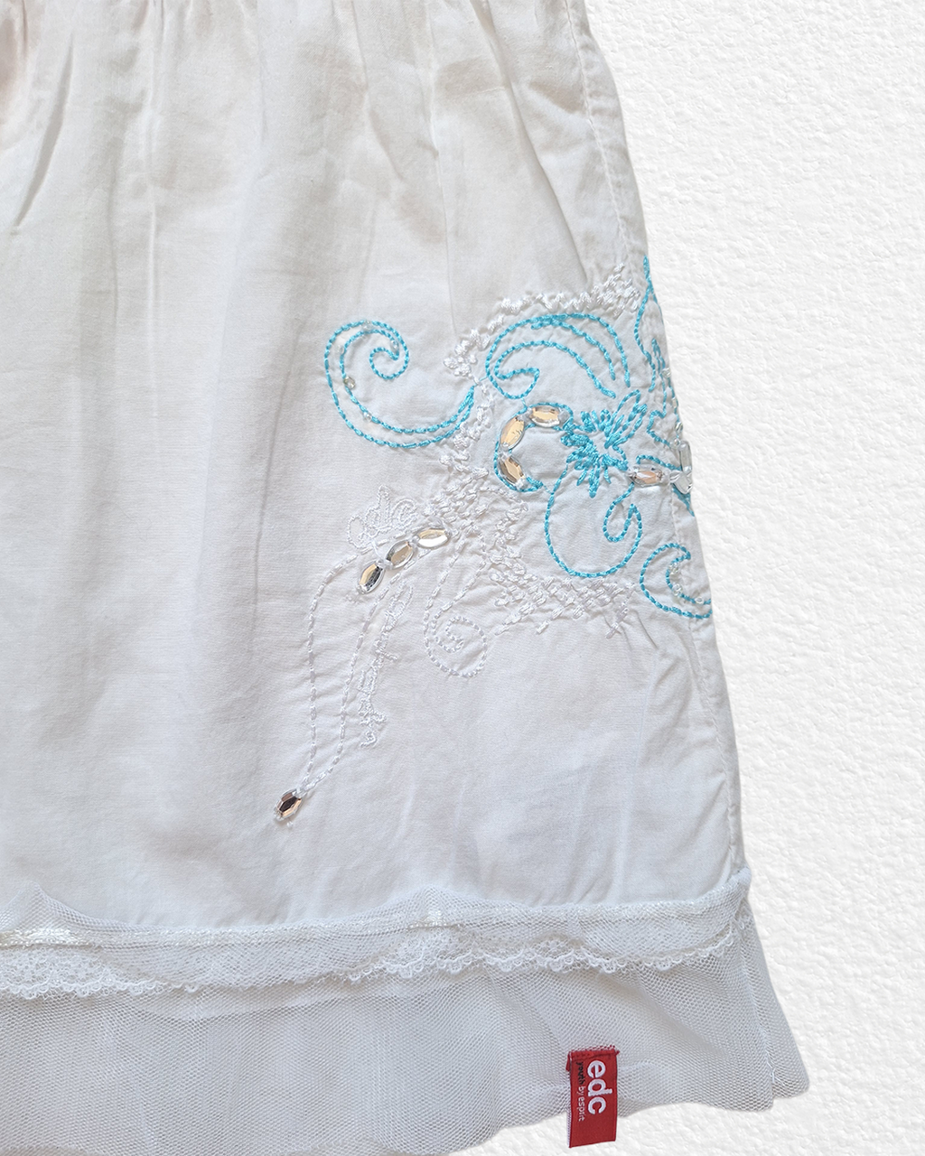 Made in France white halter top -M