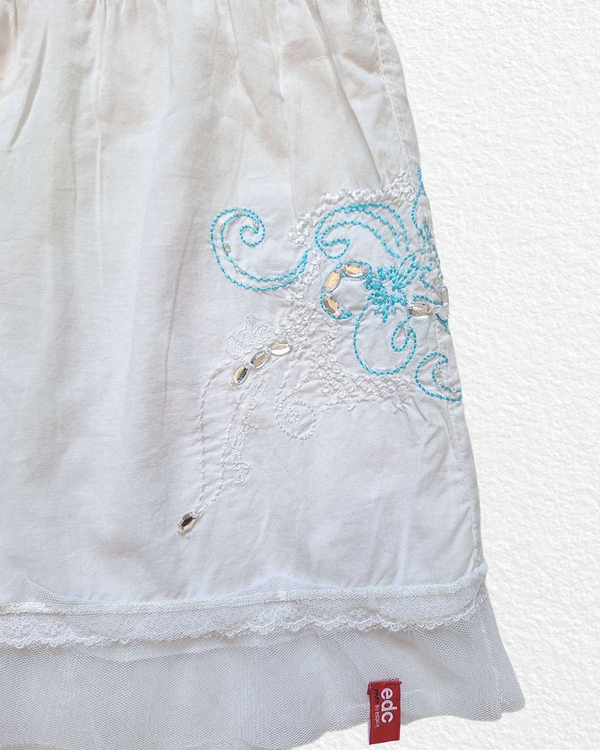 Made in France white halter top -M