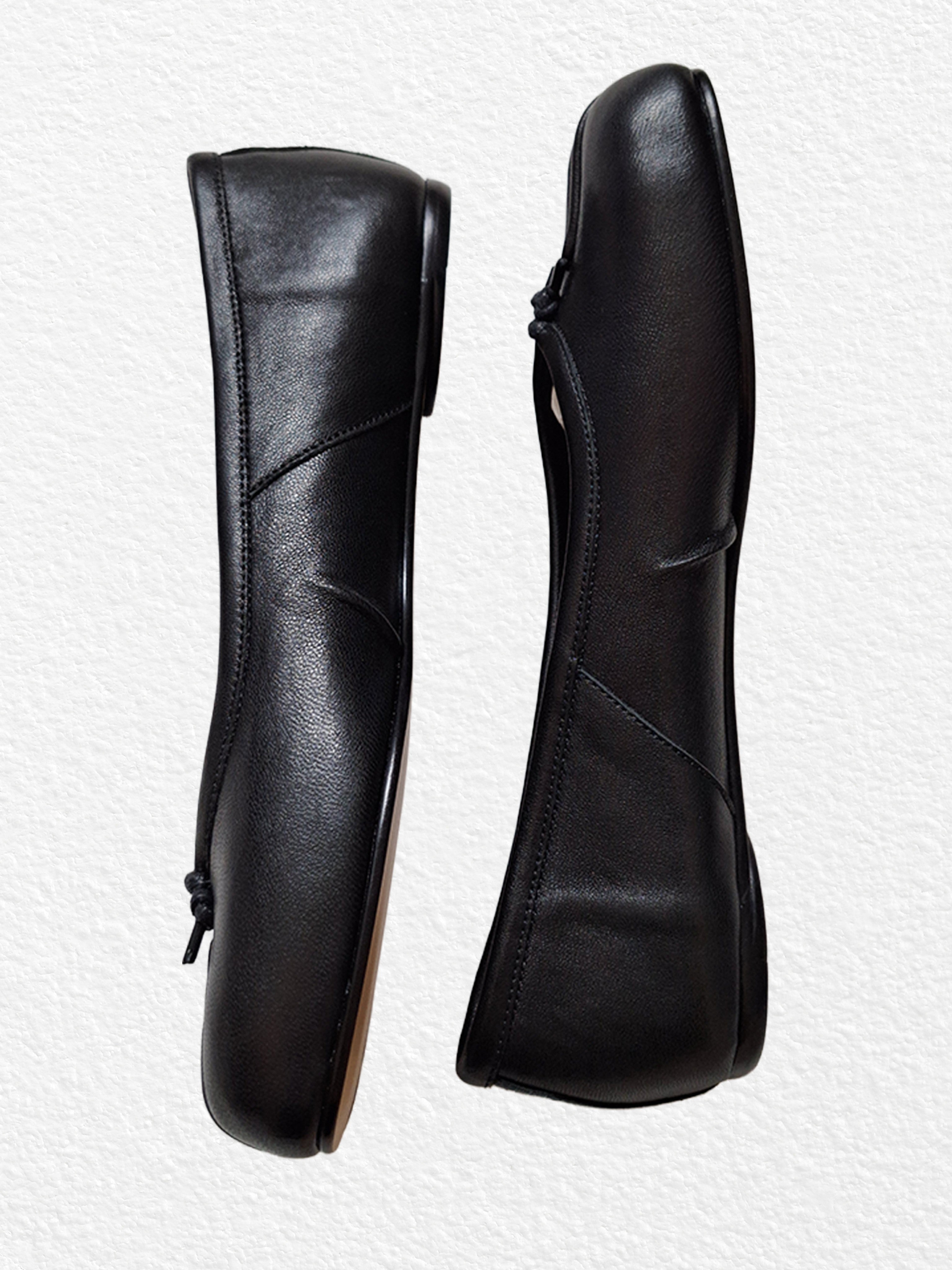 Maison Margiela Black Leather Tabi