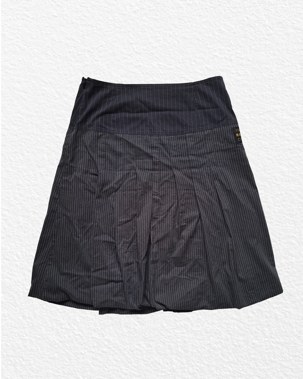 Cop Copine Pinstriped Pleated Skirt