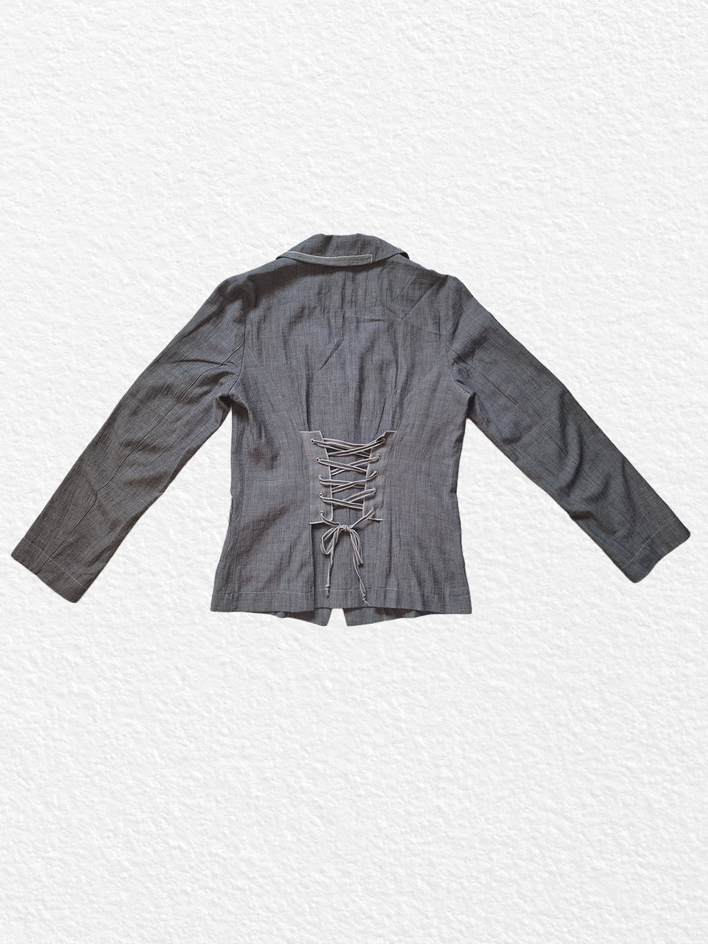 Grey women's blazer jacket