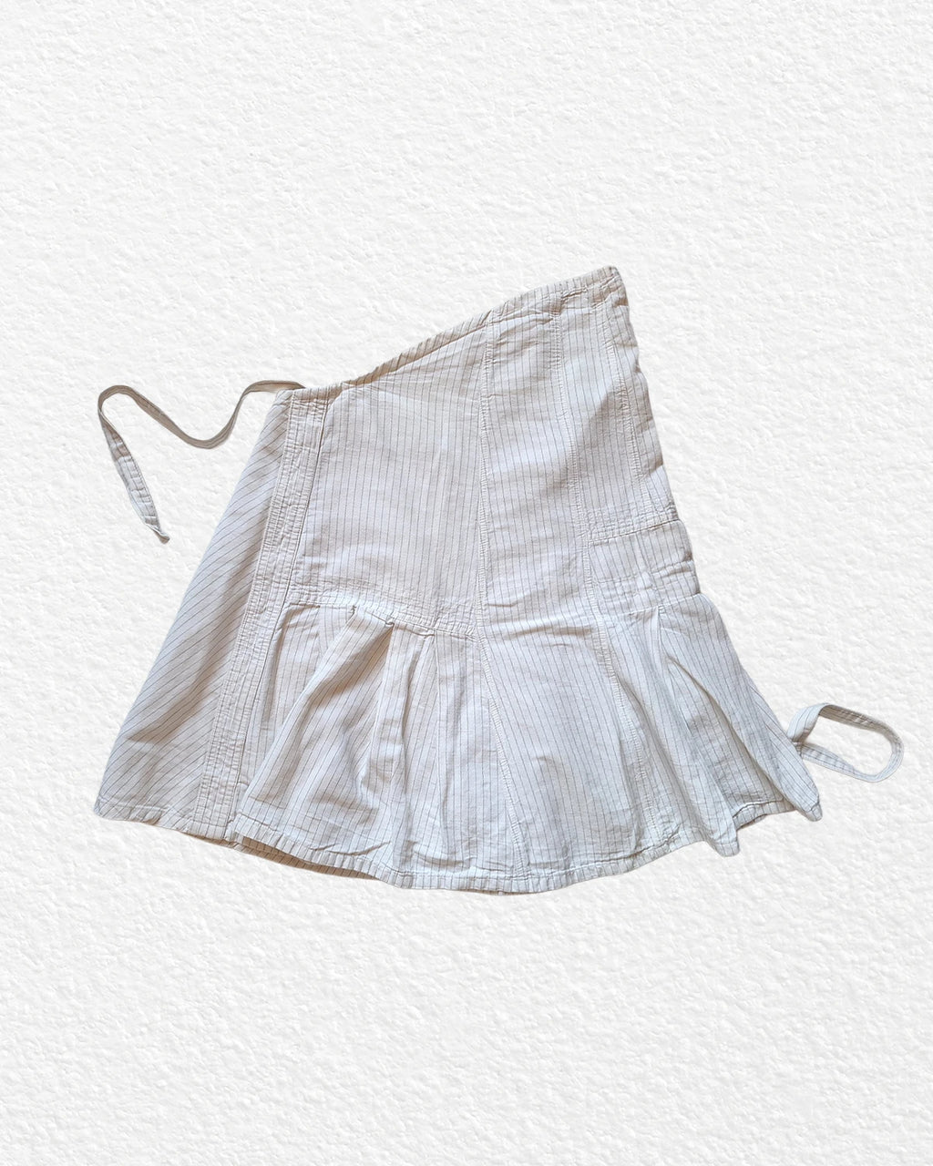 RARE Japanese White Wrap Skirt