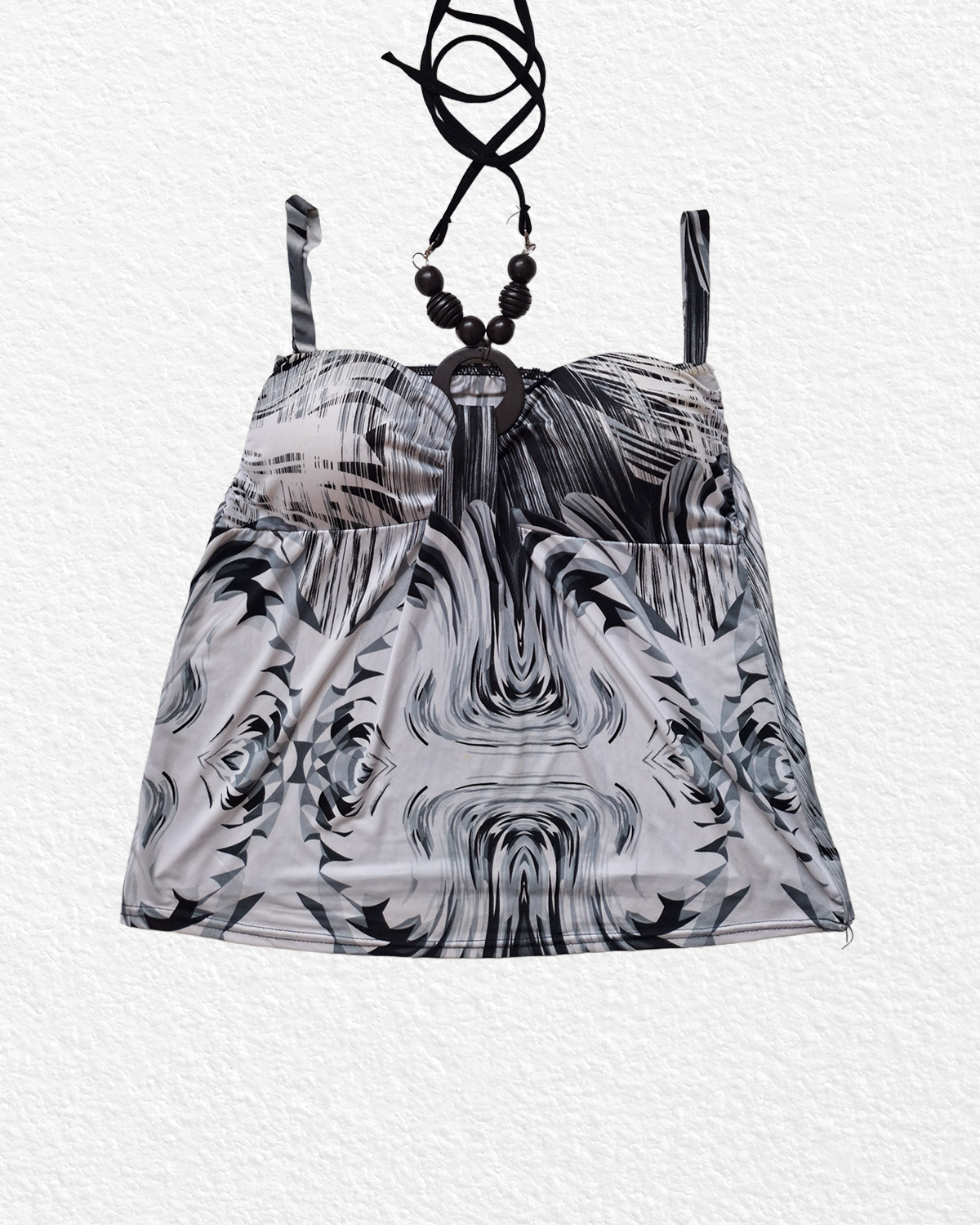 Vintage zebra-print top - M