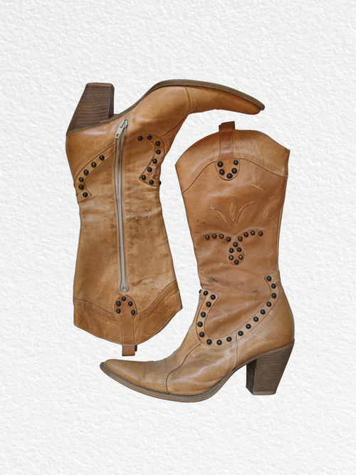 Bottes de cowboy en cuir  MADE in ITALY