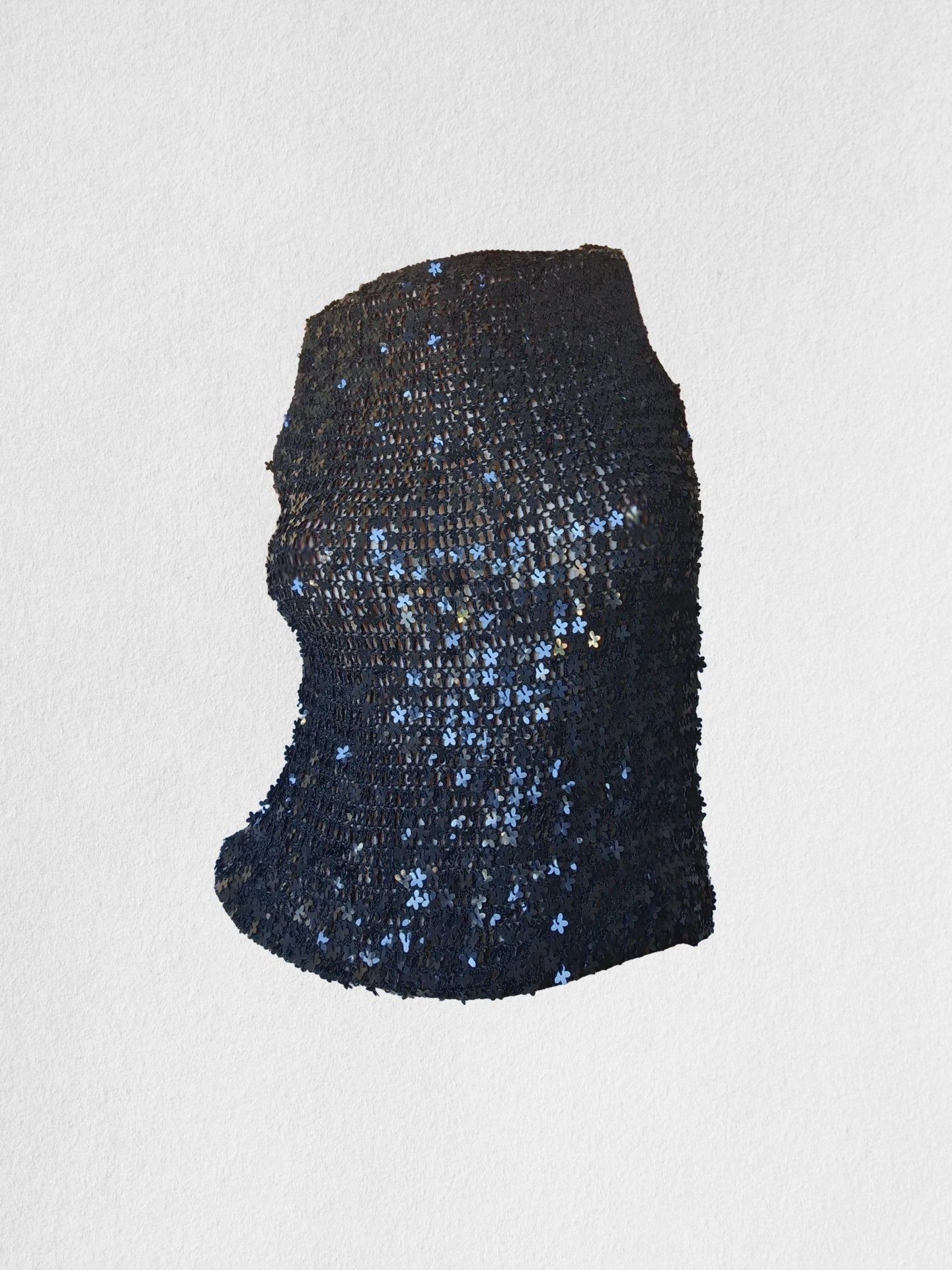 Haut à paillettes noir