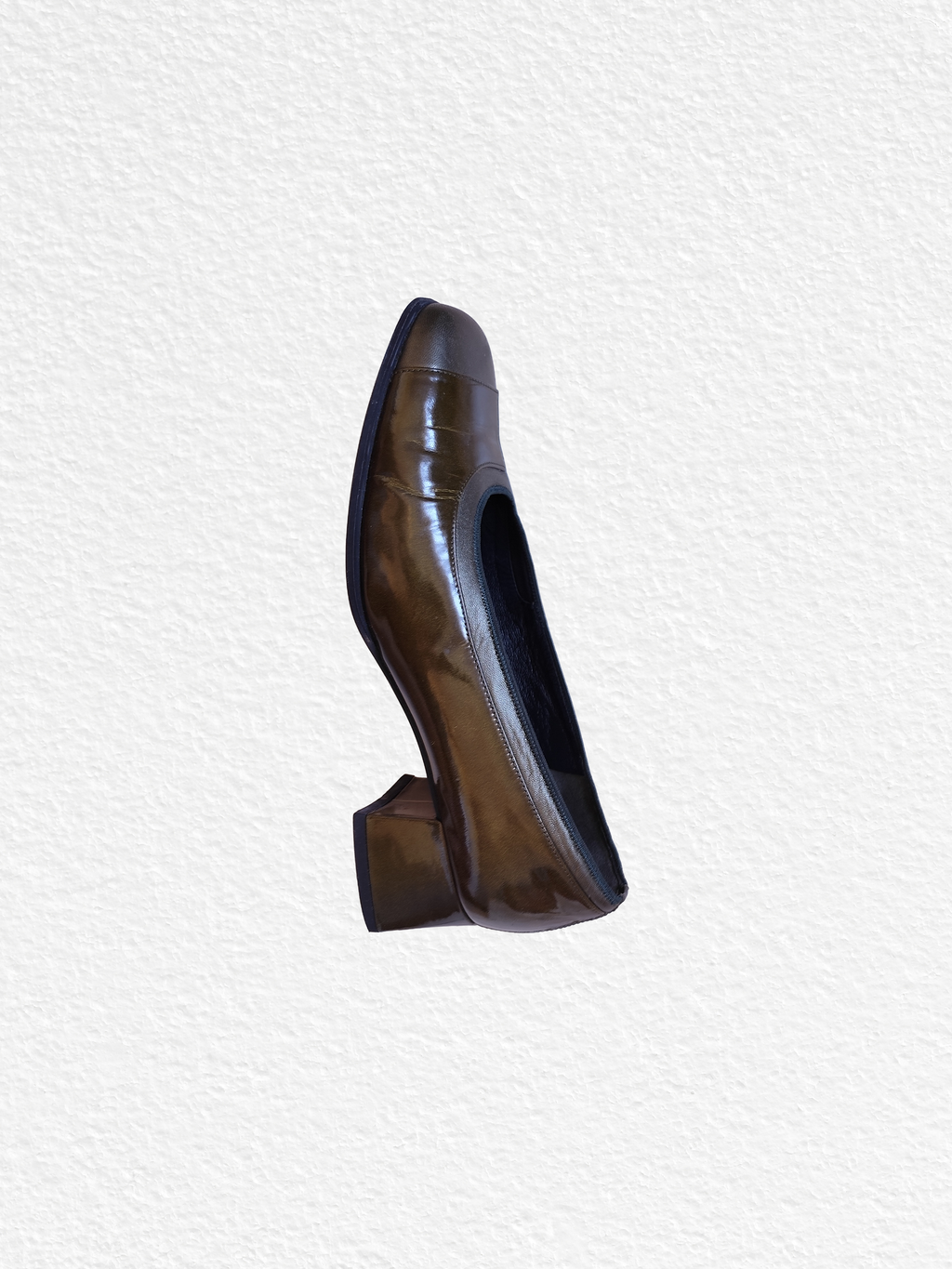 Chaussures vertes en cuir Gabor