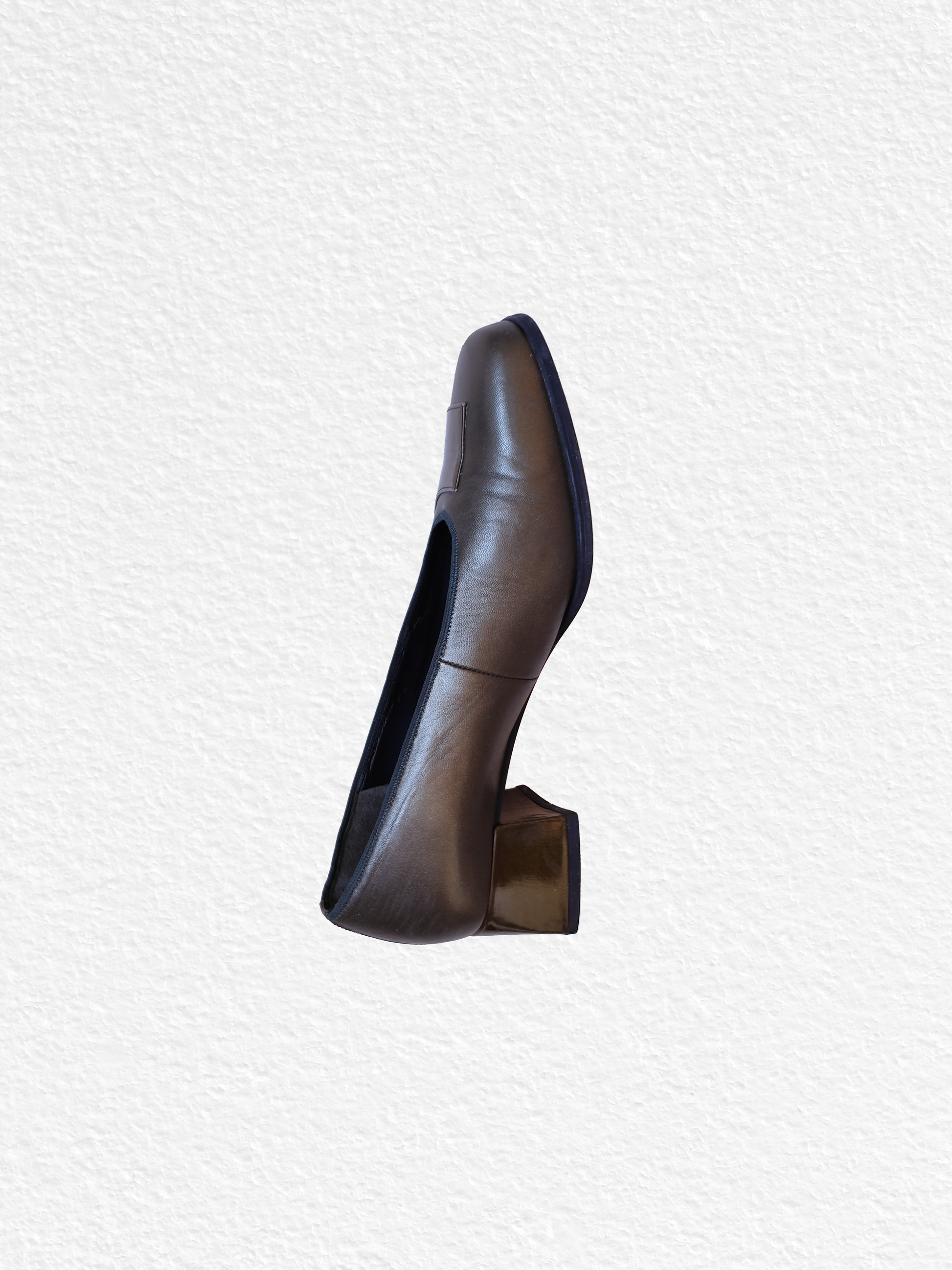 Chaussures vertes en cuir Gabor