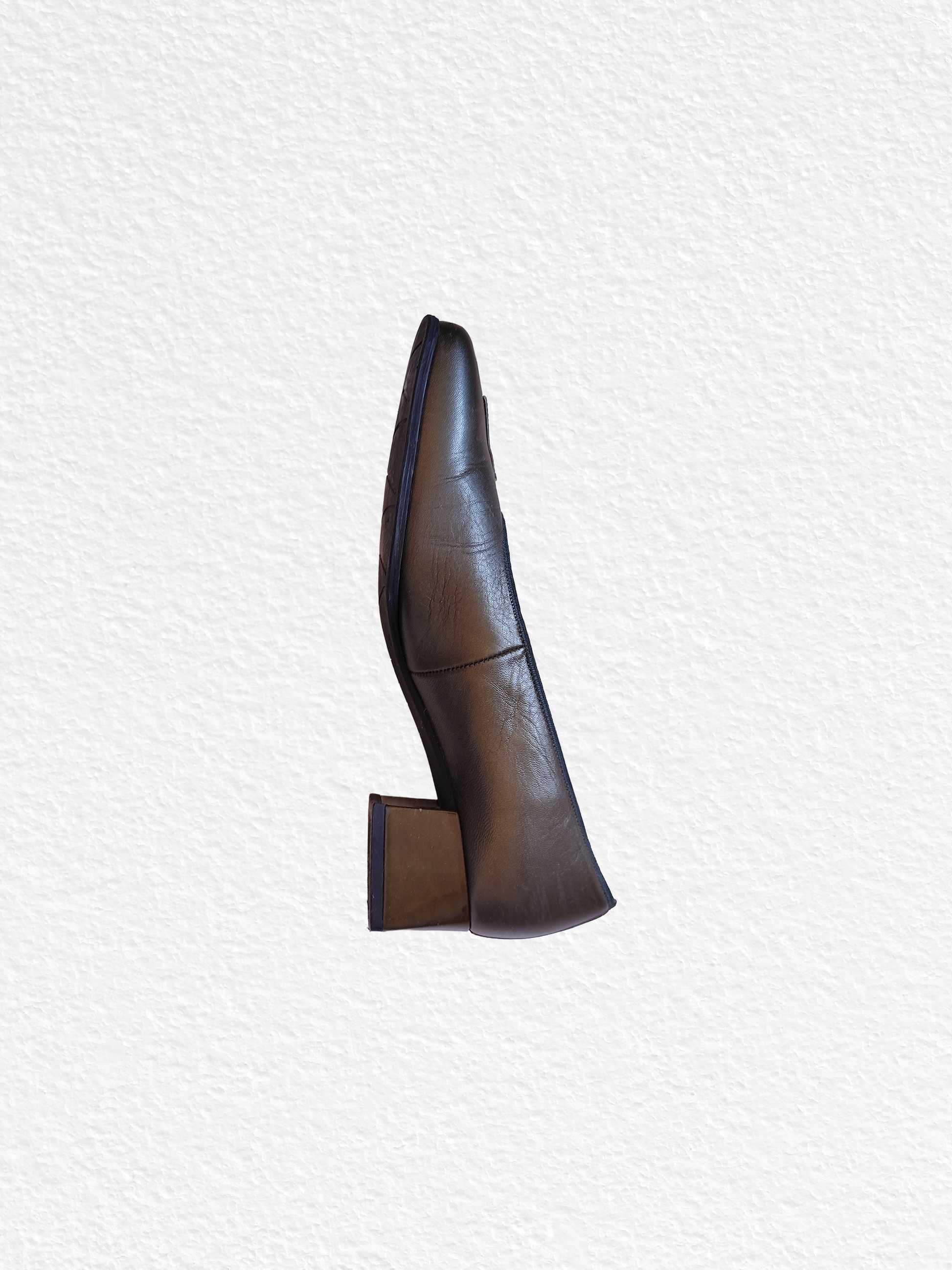 Chaussures vertes en cuir Gabor